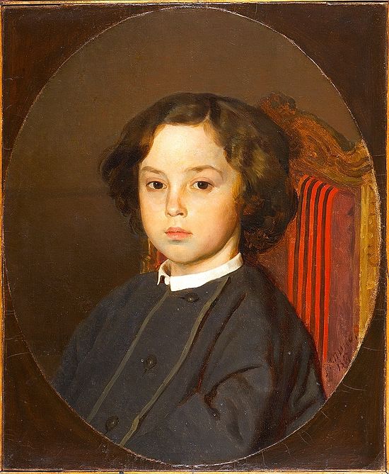 Илья Репин. Портрет мальчика. 1867 г. Таганрогский художественный музей