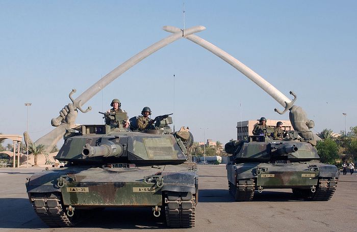 Армия США в Багдаде в ноябре 2003 г.