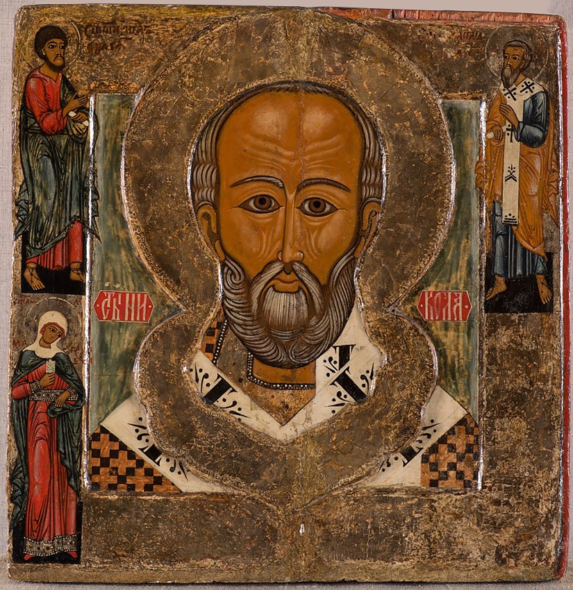 Святитель Николай, с избранными святыми