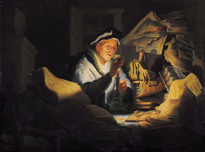 The Parable of the Rich Fool by Rembrandt, 1627. Photo: Wikipedia