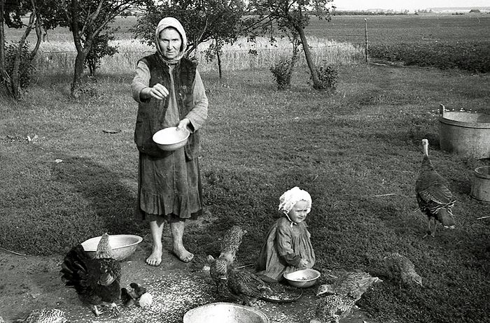Крестьяне, 1950-е годы. Фото: Петр Петрович Таранда