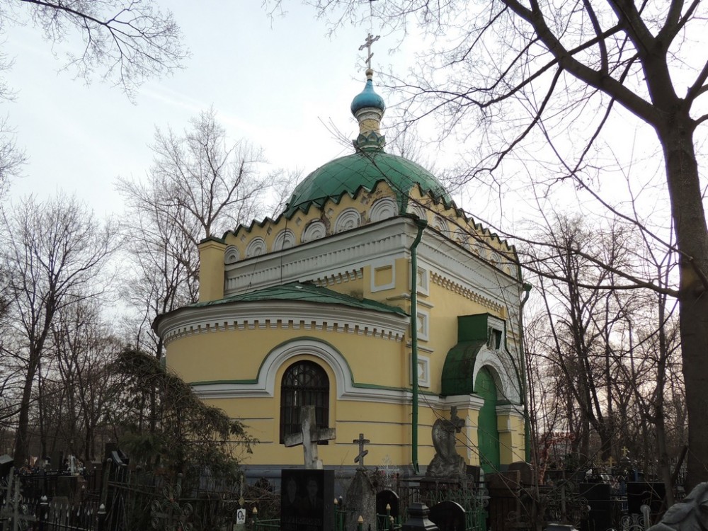 Church of St. Nicholas the Wonderworker at the Danilov cemetery.
