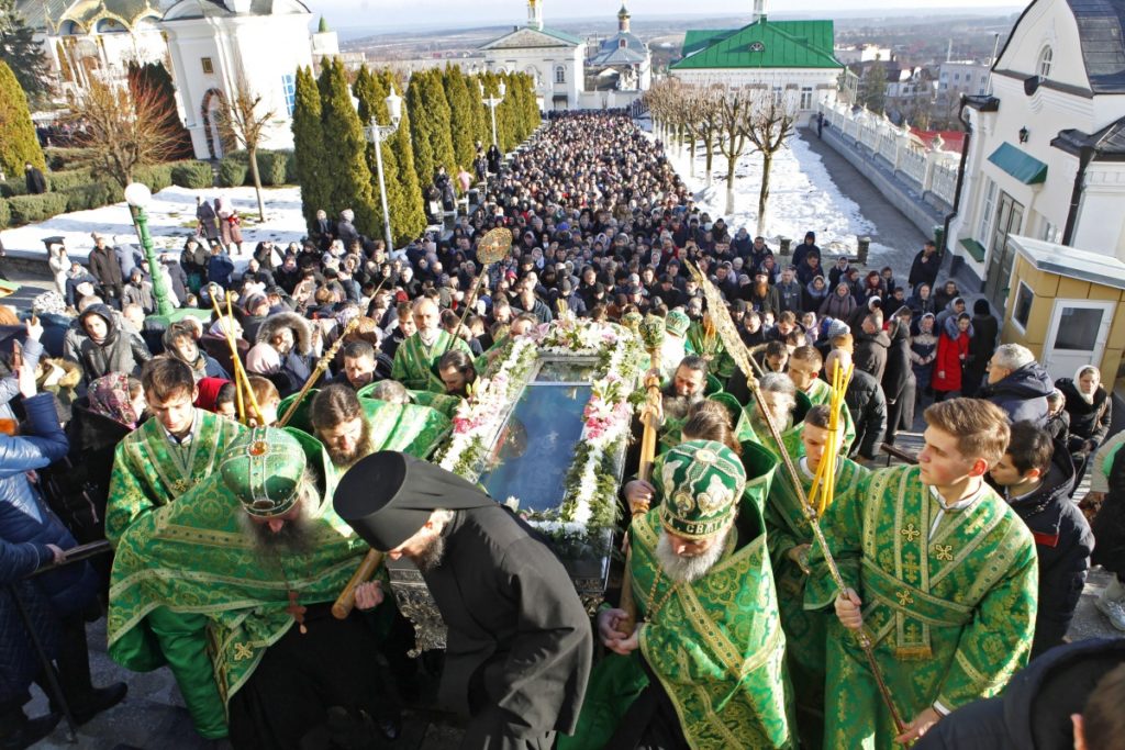 В Почаевской Лавре состоялось празднование дня памяти прп. Амфилохия Почаевского