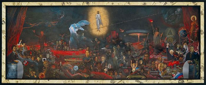 “The Mystery of the Twentieth Century”. Artist: Ilya Glazunov. Glazunov.ru.