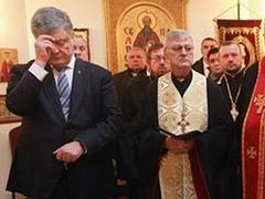 Poroshenko attends Constantinople-Uniate concelebration in New Jersey
