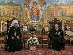 Canonical Ukrainian Church delegation meets with Patriarch Ilia of Georgia (+ VIDEO)