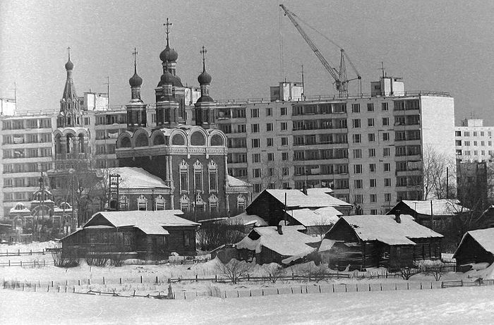 Храм Архистратига Михаила в Тропарёво. 1970-е гг.