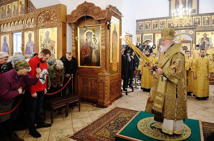 Святейший Патриарх Кирилл освятил московский храм Сорока Севастийских мучеников в Спасской Слободе