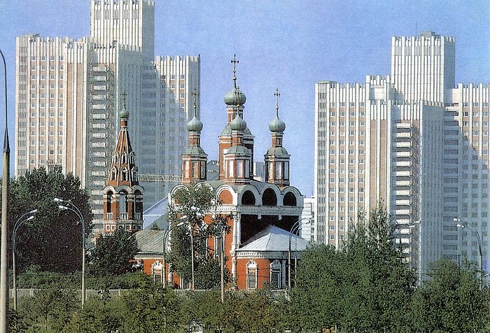 Храм Архангела Михаила в Тропареве. 1992 год