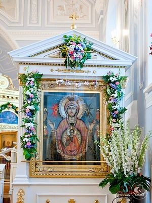 Икона Божией Матери «Знамение» Царскосельская в храме Иоанна Богослова СПбДА