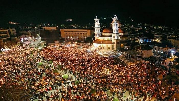 The Paschal night in Albania