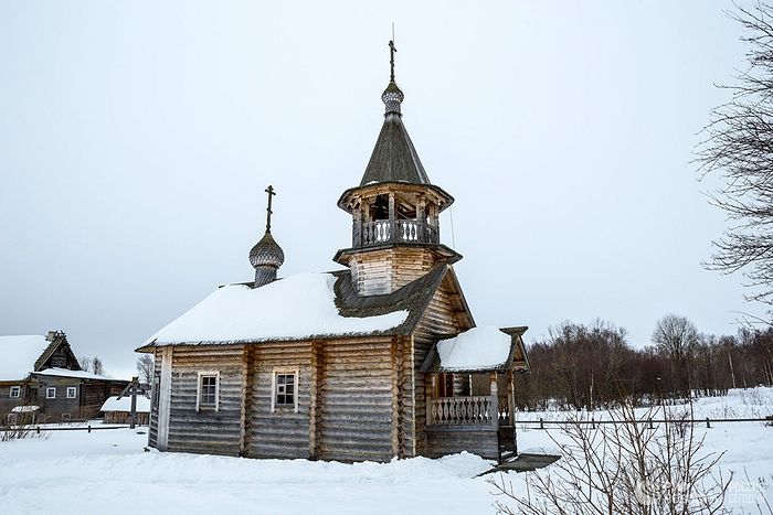Церковь Илии Пророка в деревне Телятниково в Медвежьегорском районе