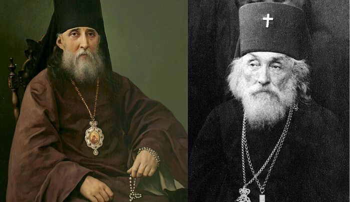 Bishop Sylvester (Malevansky) (L), Archbishop Vasily (Bogdashevsky) (R). Photo: fotopaterik.org, pravoslavnoe-duhovenstvo.ru
