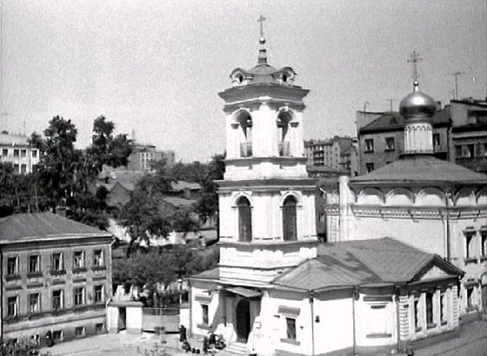 Храм Воскресения Словущего. 1950-е годы