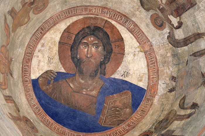 Christ the Pantocrator from the dome of the church. Photo: ria.ru