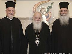 Constantinople delegation discusses Ukrainian issue with primate of Greek Church