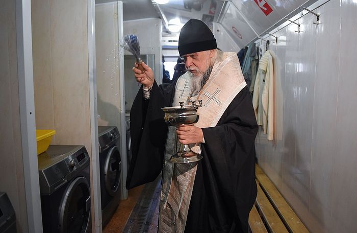 Служба «Милосердие» открыла в Москве прачечную для бездомных