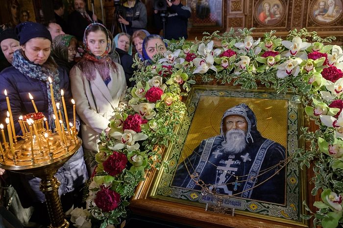 В день 70-летия преставления преподобного Серафима Вырицкого состоялись торжественные богослужения в Санкт-Петербурге и Вырице