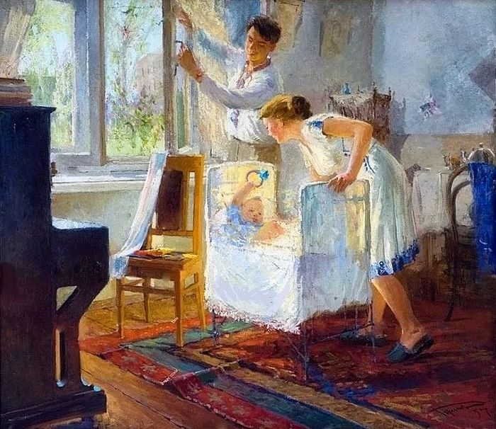 Первая весна. Художник: Горинов Спартак Петрович (1925-2010), 1957