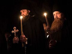 New monks tonsured at St. Tikhon’s, Holy Trinity, St. Herman’s Monasteries (+ VIDEO)