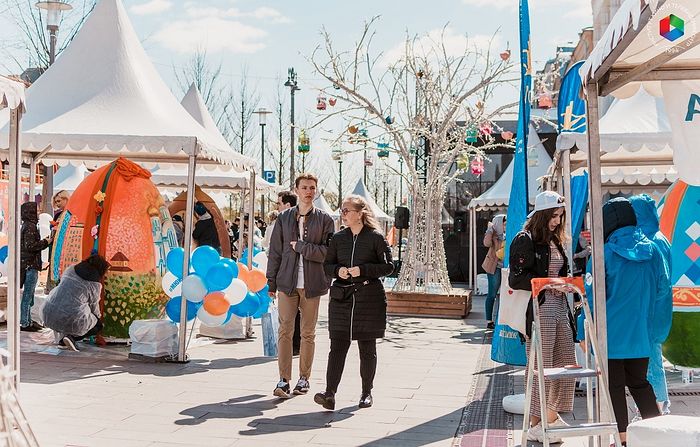 В центре Москвы прошел первый студенческий Пасхальный фестиваль