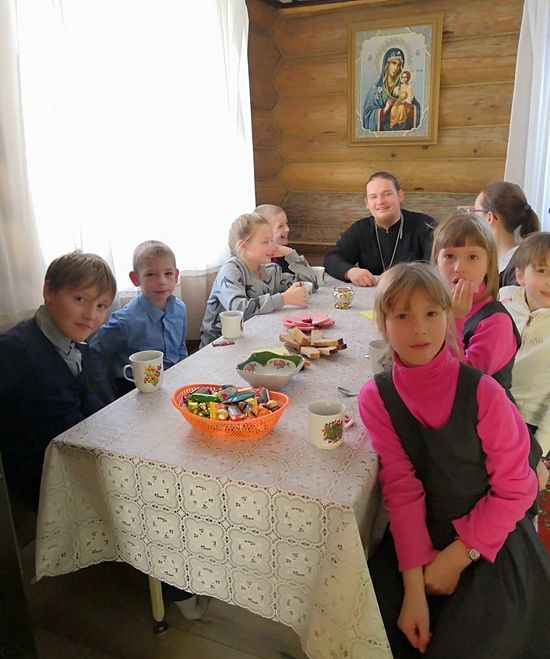 Fr. Dmitry with his children
