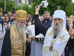 Serbian and Ukrainian hierarchs celebrate memory of St. Basil of Ostrog together