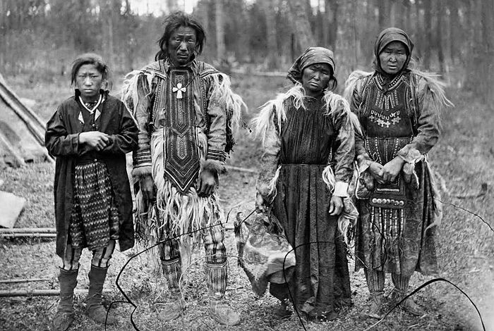 Тунгусы, эвенки. фото 1888 г