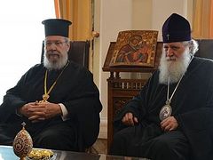 Archbishop of Cyprus visits primates of Serbia, Bulgaria, Greece to discuss Ukrainian problem