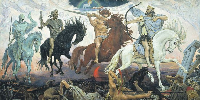 Воины Апокалипсиса. Картина Виктора Васнецова (1887 год)