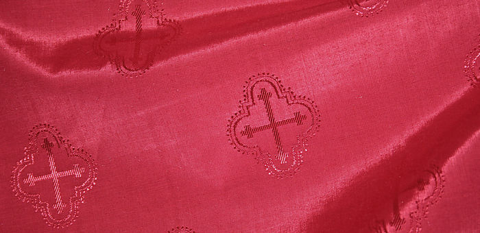 Подкладочная ткань со знаками Креста