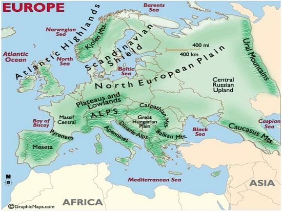 Rusyns live roughly in between the “C” and the “H” in Carpathians on the map above.