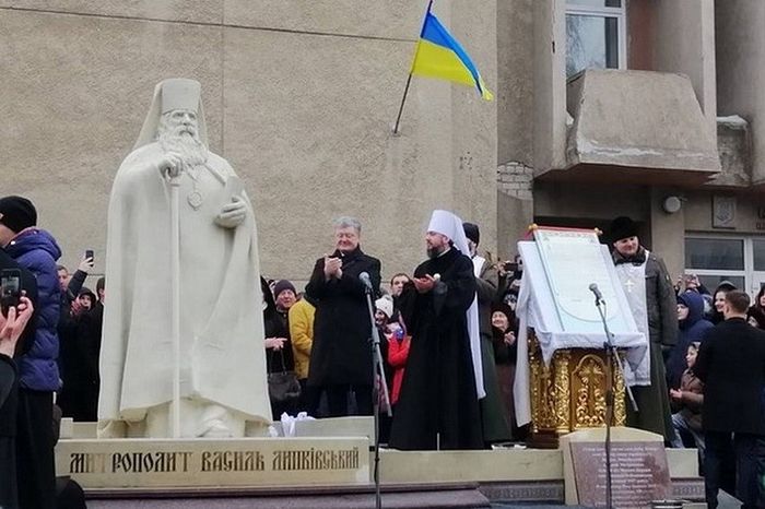 Открытие памятника Василию Липковскому в г. Черкассы, 18 января 2019 г.