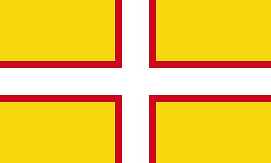 The Dorset Flag, or St. Wite's Cross.