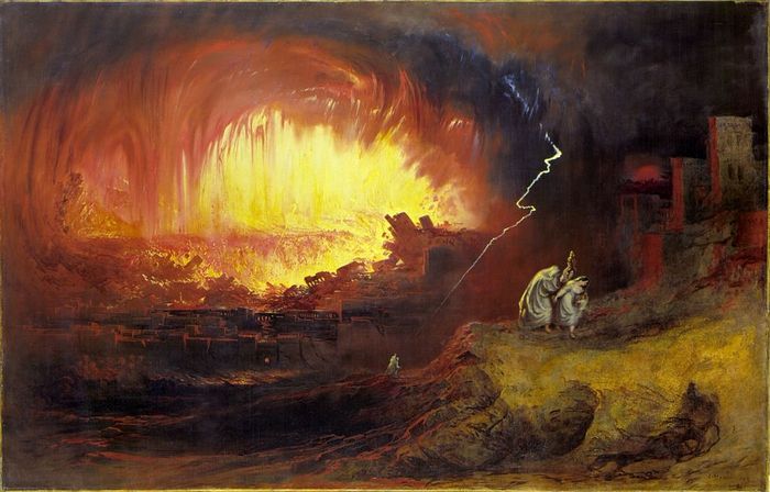 John Martin. The Destruction of Sodom And Gomorrah. 1852