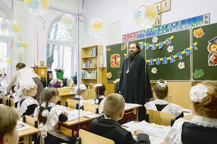 Урок в Православной Свято-Никольской гимназии Кисловодска