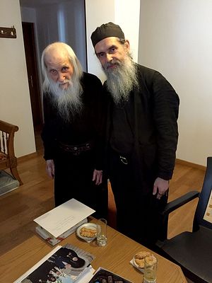 With Schema-Archimandrite Jeremiah (Alekhin)