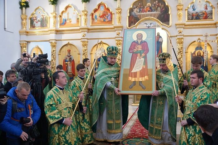 Canonization of Saint Petro in Zaporozhye. Photo: hramzp.ua