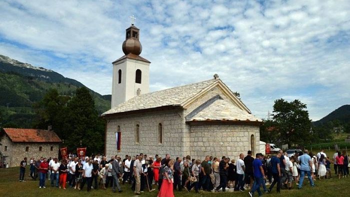 Освећење Храма Светих Апостола Петра и Павла у Коњичком селу Борци