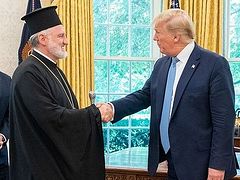 Greek Orthodox Archbishop of America meets with President Trump