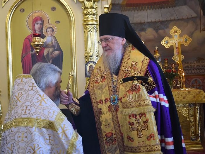 (Archbishop Seraphim (Zaliznitsky; in schema: Sergy) of Ivano-Frankivsk and Kolomyya