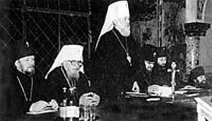 Выступление митрополита Владимира (Сабодана) на Соборе УПЦ 26 июня 1992 года в Киево-Печерской лавре
