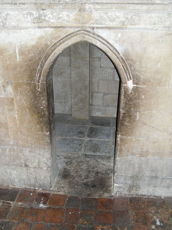 The 'Holy Hole' at Winchester Cathedral, Hants (photo by Irina Lapa)