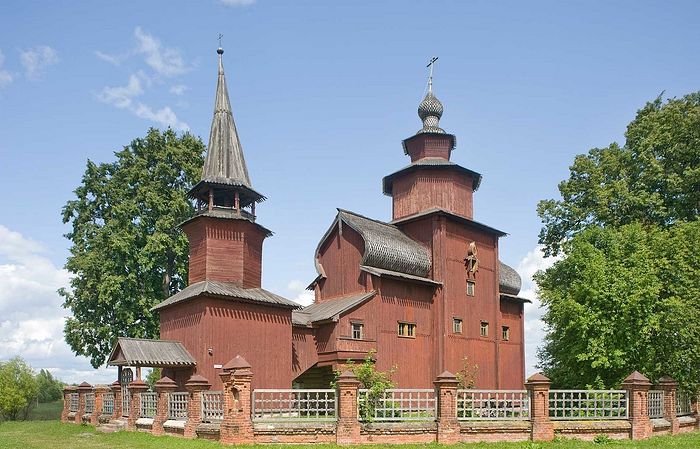 Bogoslov (near Rostov). Wooden Church of St. John the Divine on the Ishnya. South view. July 8, 2019. William Brumfield