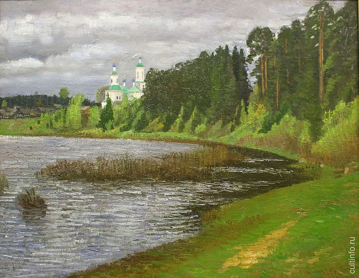 Vladimir Fedukov. A Rainy Day. 2009. Canvas, oil.
