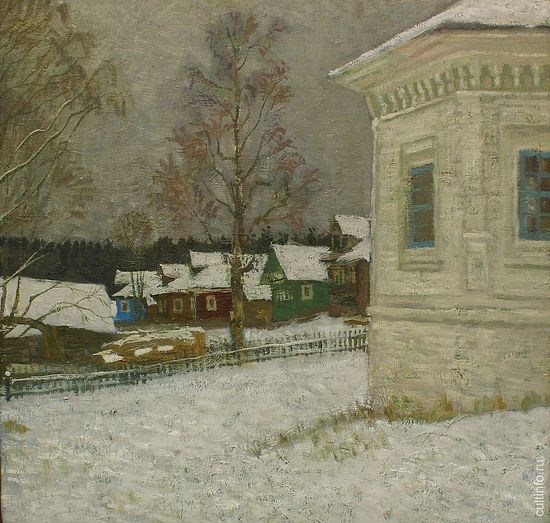 Vladimir Fedukov. Early Winter. 2002. Canvas, oil.