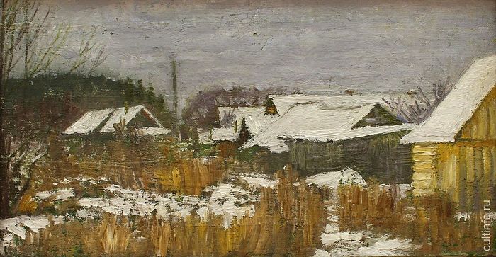 Vladimir Fedukov. The Snow Has Fallen. 2018. Canvas, oil.