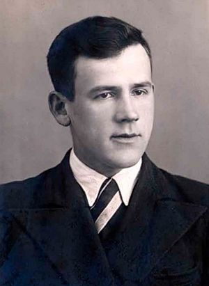 Кронид Поспелов, будущий отец Нафанаил. Фото 1941 г.