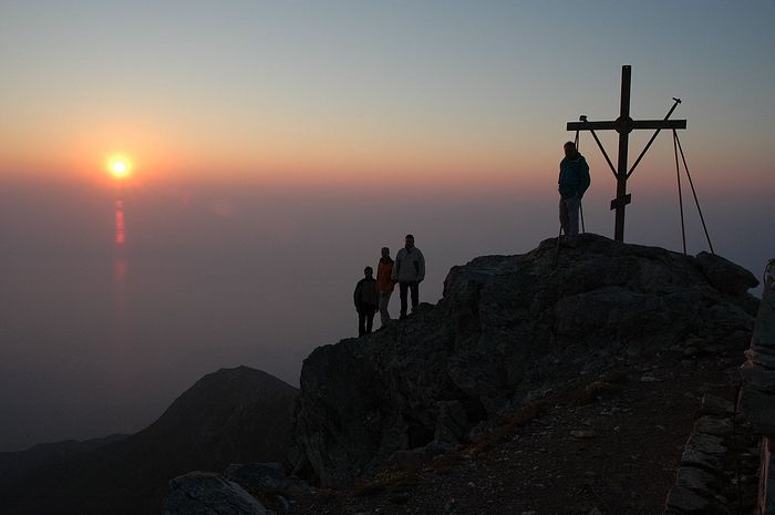 Sunrise from Mt. Athos. Photo: www.greece.com