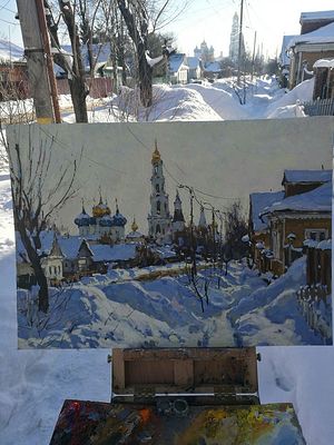 A painting by Vasily Kurasksa